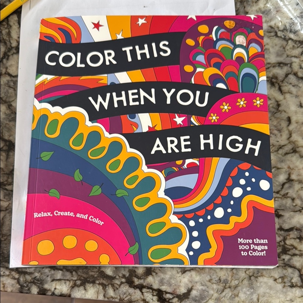 Adult Coloring Books Color This When You’re High